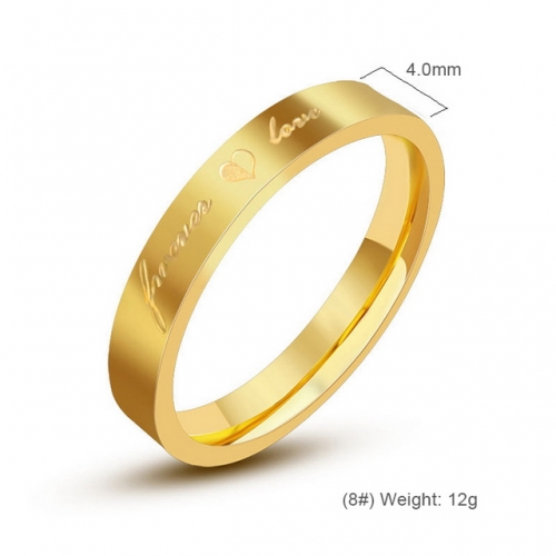 Titanium Steel Jewelry Couple Rings Men And Women Couple Rings Valentine'S Day Gift Rings Wholesale  #SJ3N475