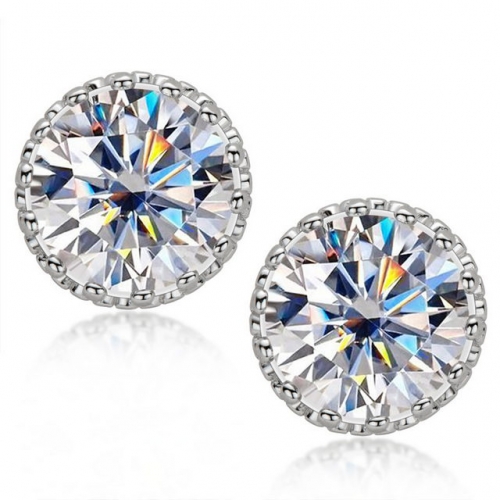 925 Sterling Silver Earrings Moissanite Earrings 18K Gold Plated Earrings And Earrings Wholesale Suppliers