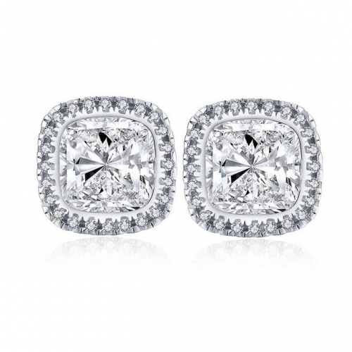 S925 Sterling Silver Fashion Luxury 2.5 Carat Earrings High Grade SONA Diamond Earrings Ear Accessories Wholesale