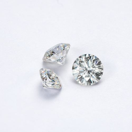 D color extremely white Moissanite Bare stone  round Moissanite Bare stone NO.#925J3MRD001