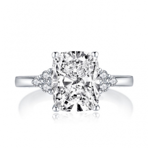 S925 Sterling Silver Hot Sale Korean Style SONA Diamond Simplicity Fashion Ladies Ring