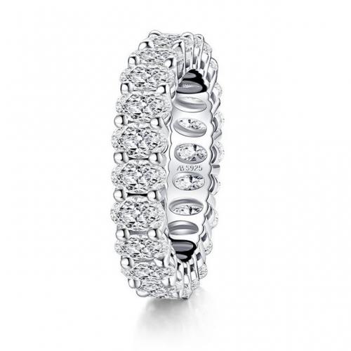 925 Sterling Silver Ring Oval Stone Female Ring Gold And Silver Jewelry Wholesale