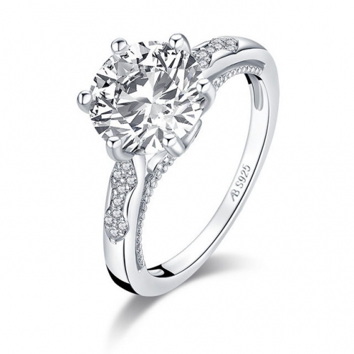 925 Sterling Silver Ring Korean Fashion Female Ring Simple Wedding Ring Unique Sterling Silver Rings