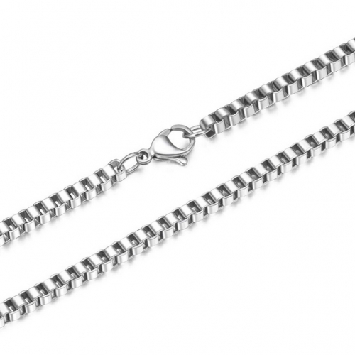 Box Chains Chain Wholesale Box Chain Titanium Steel Women'S Bone Chain Creative Pendant Chain