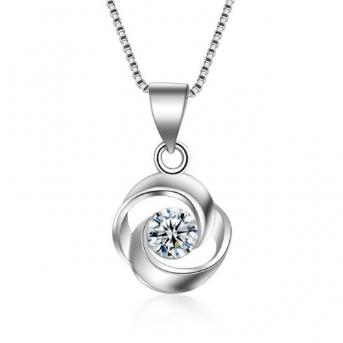 925 Sterling Silver Pendant Rotating Love Pendant 925 Silver Diamond Pendant Wholesale