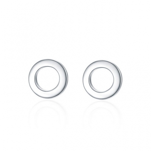 925 Sterling Silver Earrings Hollow Small Circle Earrings Simple And Small Earrings Cute Sterling Silver Earrings