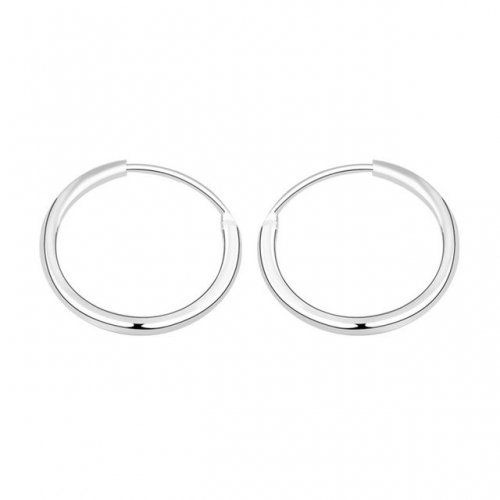 925 Sterling Silver Earrings Temperament Circle Earrings Simple And Small Earrings Wholesale