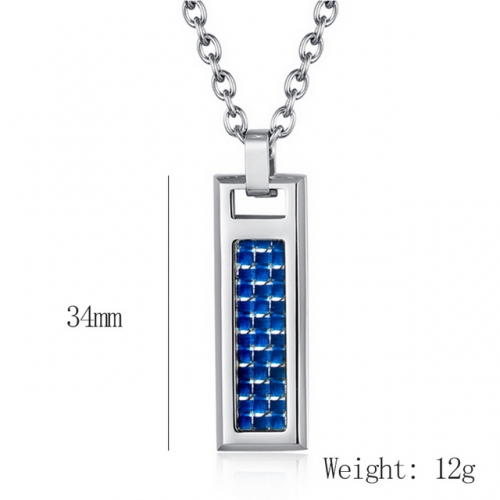 Stainless Steel Pendant Crystal Or Zircon Pendant