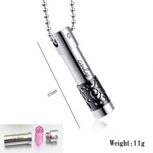 Titanium Steel Bottle Pendant, Couple Necklace, Stainless Steel Birthday Gift Jewelry