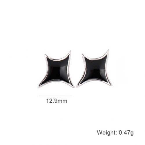 S925 Sterling Silver Earrings Ladies Drip Earrings Four-Pointed Star Earrings Wholesale