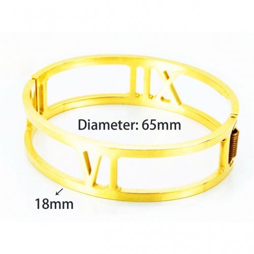 BaiChuan Wholesale Stainless Steel 316L Fashion Bangles NO.#BC93B0182HPA