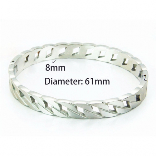 BaiChuan Wholesale Stainless Steel 316L Fashion Bangles NO.#BC93B0202HJA