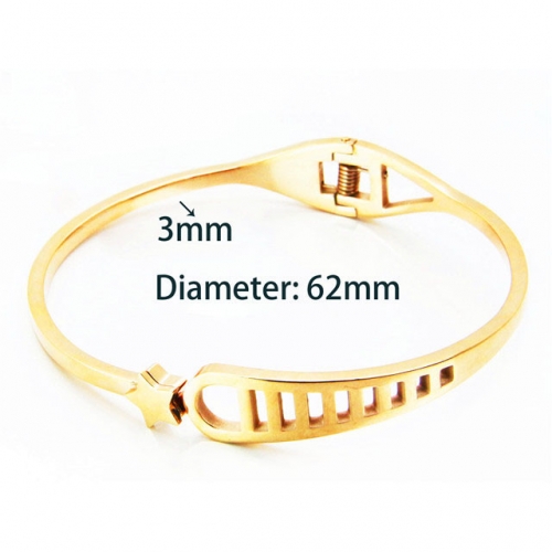 BaiChuan Wholesale Stainless Steel 316L Fashion Bangles NO.#BC93B0059HLE