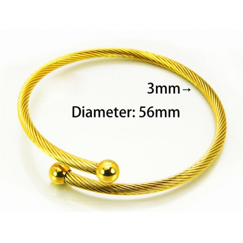 BaiChuan Wholesale Jewelry Steel Cable Bangles NO.#BC73B0101LL