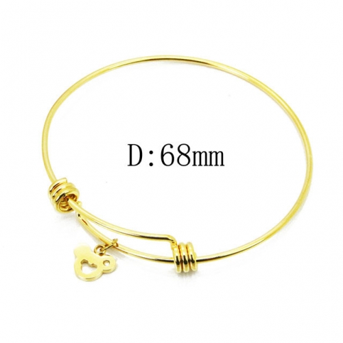 Wholesale Stainless Steel 316L Popularity Bangle NO.#BC91B0344OQ