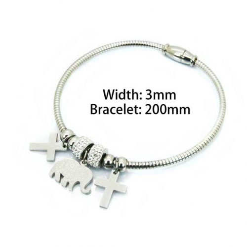 Wholesale Stainless Steel 316L Popularity Bangle NO.#BC55B0685PR