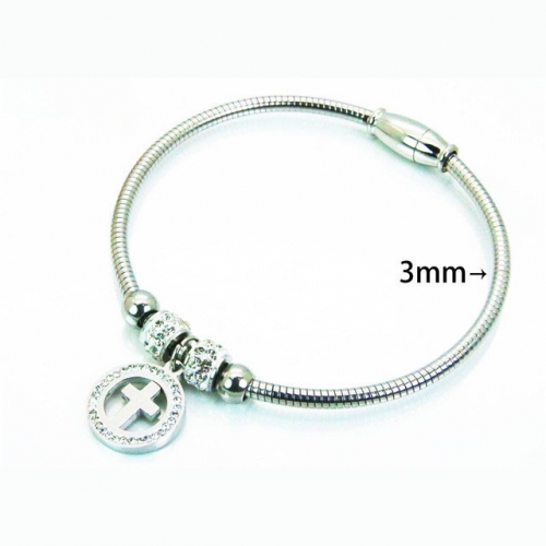 Wholesale Stainless Steel 316L Popularity Bangle NO.#BC12B0337HIA