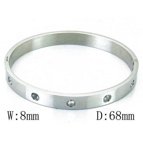 BaiChuan Wholesale Stainless Steel 316L Popularity Bangle NO.#SJ60B0182HLS