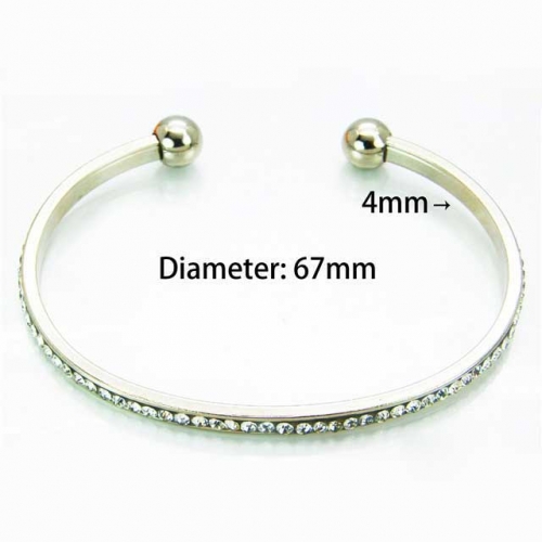 Wholesale Stainless Steel 316L Cuff Bangle NO.#BC58B0161LR