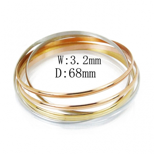 Wholesale Stainless Steel Bangles Sets NO.#BC41B0231HQQ