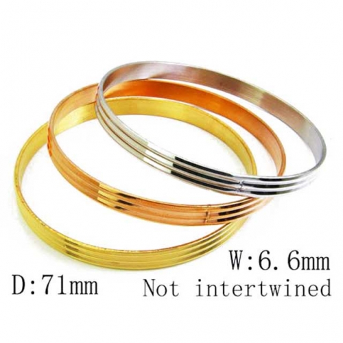 Wholesale Stainless Steel Bangles Sets NO.#BC58B0115N0
