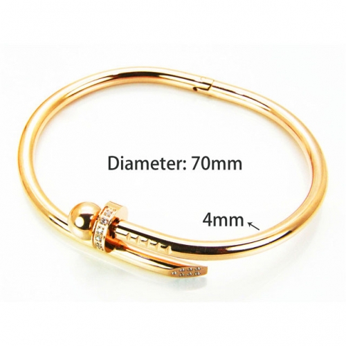 BaiChuan Wholesale Stainless Steel 316L Fashion Bangles NO.#BC93B0016IHE