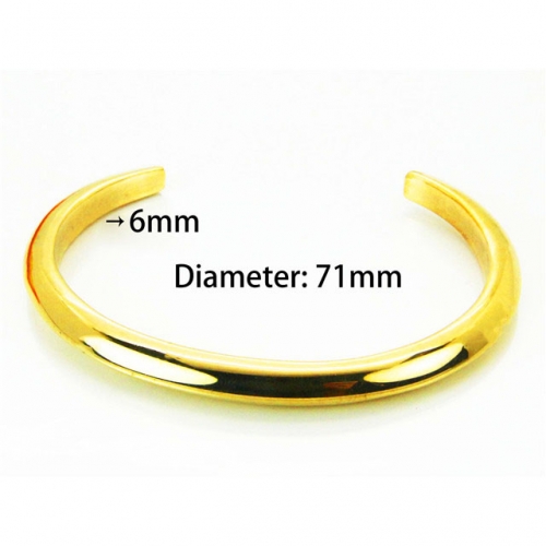 Wholesale Stainless Steel 316L Cuff Bangle NO.#BC22B0056JHC
