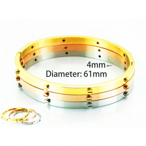 Wholesale Stainless Steel Bangles Sets NO.#BC93B0099IOZ