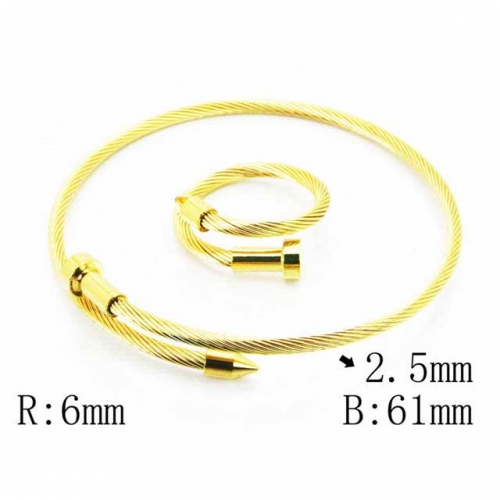 BaiChuan Wholesale Jewelry Steel Cable Bangles NO.#BC58B0440PA