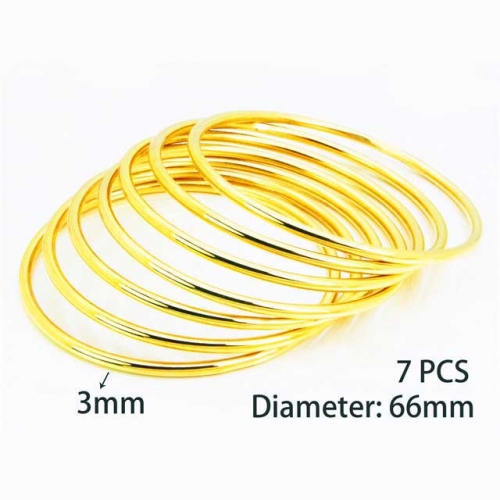 Wholesale Stainless Steel Bangles Sets NO.#BC58B0332HKF