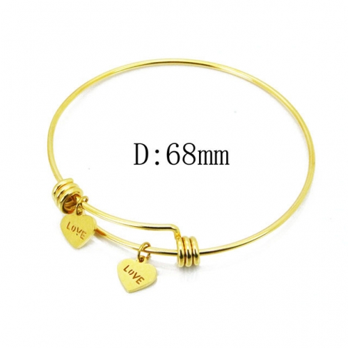 Wholesale Stainless Steel 316L Popularity Bangle NO.#BC91B0359OT