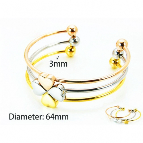 Wholesale Stainless Steel Bangles Sets NO.#BC93B0097IKW