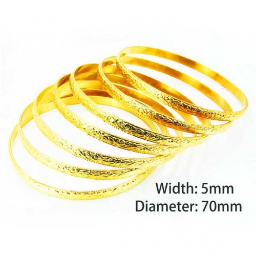 Wholesale Stainless Steel Bangles Sets NO.#BC58B0253HLY