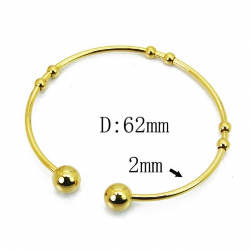 Wholesale Stainless Steel 316L Popularity Bangle NO.#BC89B0038JJ