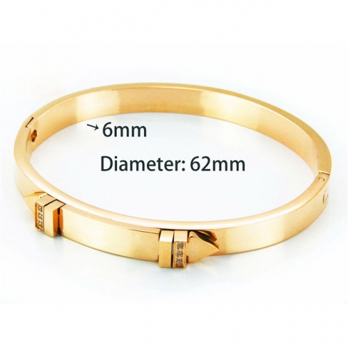 BaiChuan Wholesale Stainless Steel 316L Fashion Bangles NO.#BC93B0396HPX