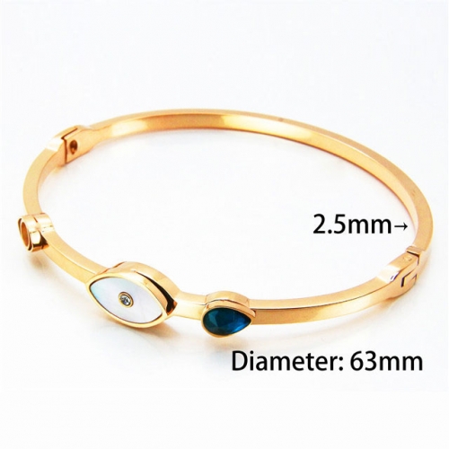 BaiChuan Wholesale Jewelry Stainless Steel 316L & Pearl & Shell Bangle NO.#BC14B0651HOL