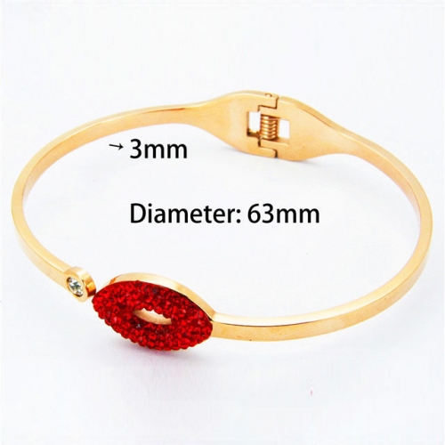 BaiChuan Wholesale Jewelry Stainless Steel 316L Love Bangle NO.#BC14B0595HNL