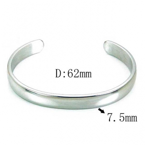 Wholesale Stainless Steel 316L Cuff Bangle NO.#BC54B0133ML