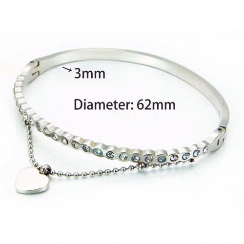 BaiChuan Wholesale Jewelry Stainless Steel 316L Love Bangle NO.#BC93B0379HJW