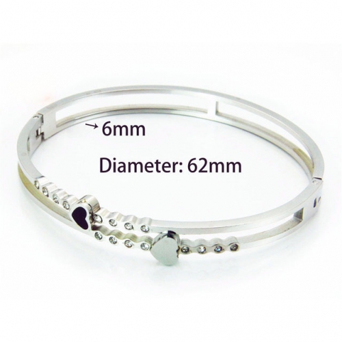 BaiChuan Wholesale Jewelry Stainless Steel 316L Love Bangle NO.#BC93B0367HJD