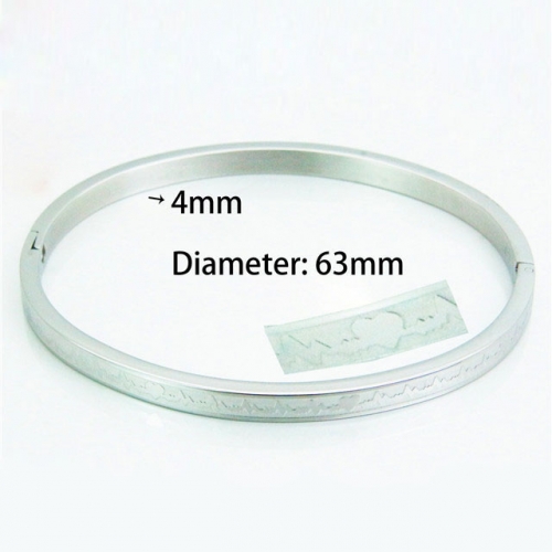 BaiChuan Wholesale Stainless Steel 316L Popularity Bangle NO.#BC42B0098ML