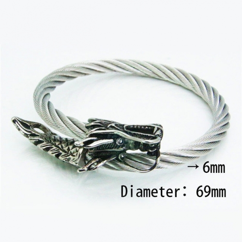 BaiChuan Wholesale Jewelry Steel Cable Bangles NO.#BC96B0021HND
