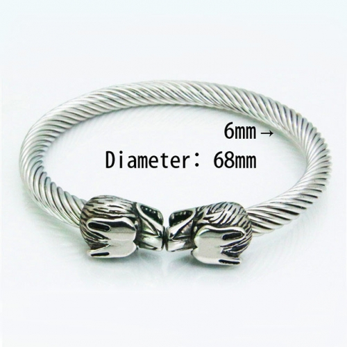 BaiChuan Wholesale Jewelry Steel Cable Bangles NO.#BC96B0039HNA