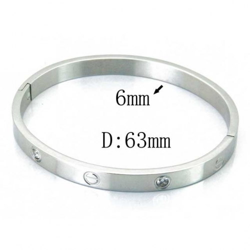 BaiChuan Wholesale Stainless Steel 316L Popularity Bangle NO.#SJ60B0225NW