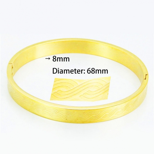 BaiChuan Wholesale Stainless Steel 316L Popularity Bangle NO.#BC42B0004