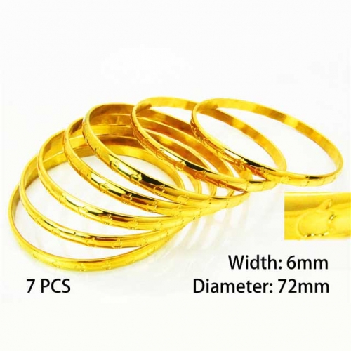 Wholesale Stainless Steel Bangles Sets NO.#BC58B0196HLQ