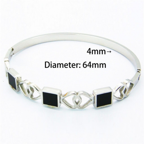 BaiChuan Wholesale Jewelry Stainless Steel 316L Love Bangle NO.#BC14B0617HMG
