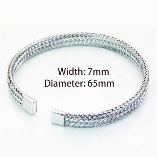 BaiChuan Wholesale Jewelry Steel Cable Bangles NO.#BC58B0298PR