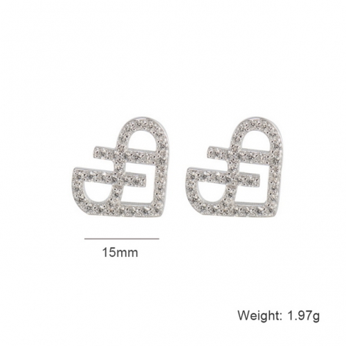 S925 Sterling Silver Earrings With Diamonds Creative Earrings Trend Earrings Wholesale