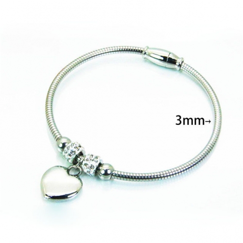 Wholesale Stainless Steel 316L Popularity Bangle NO.#BC12B0351HIG